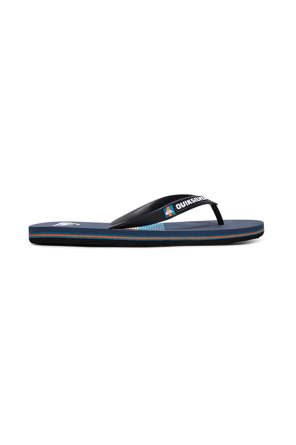 QUIKSILVER, Papuci flip-flop cu bareta texturata Molokai Seasons, Bleumarin inchis, 8