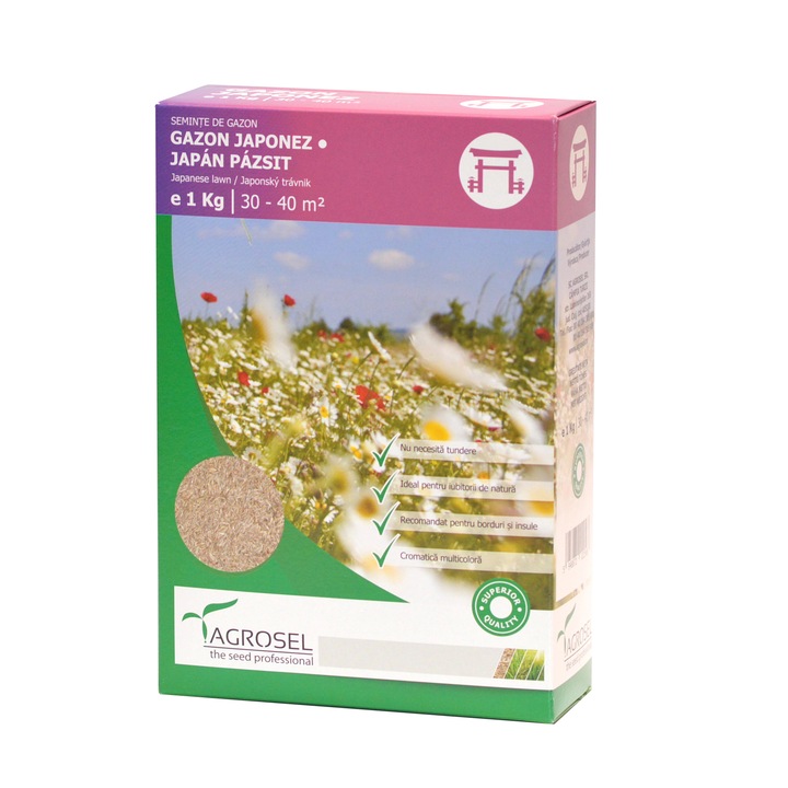 Seminte de Gazon Japonez, Agrosel, 1 kg