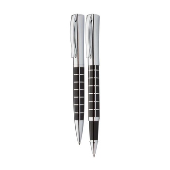 Set 2 Pixuri Elegante Chinian Negru-Argintiu Set 2 Pixuri Elegante Chinian Negru-Argintiu