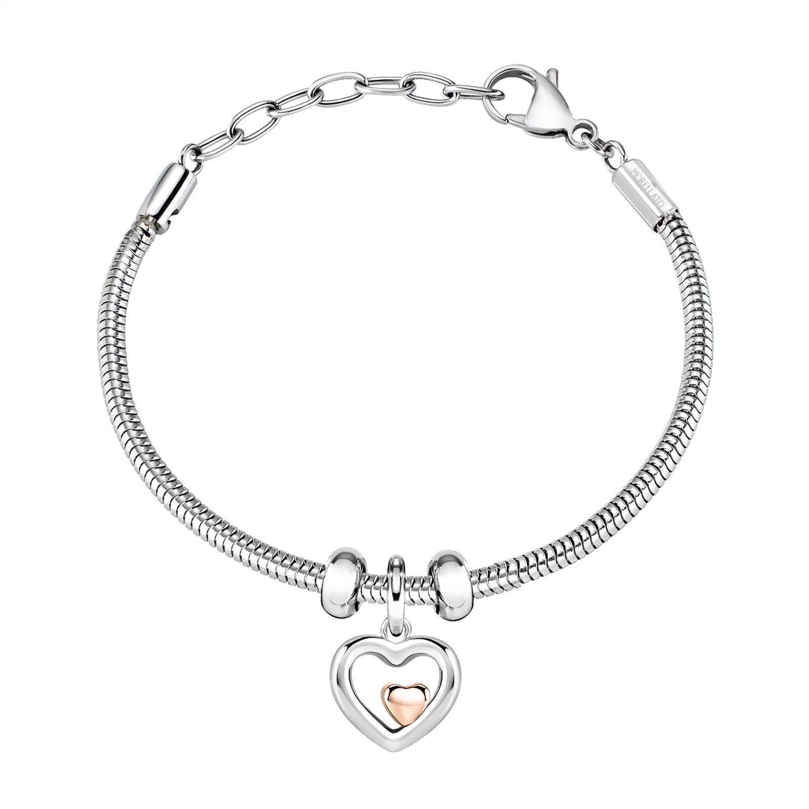 Bratara Morellato SCZ1096, Argintiu, Rose gold