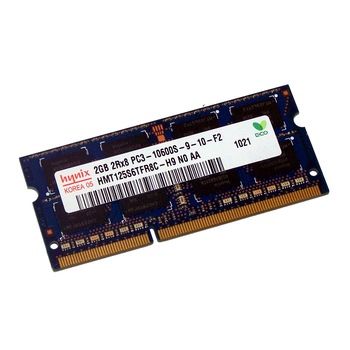 Memorie laptop 2GB DDR3 PC3-10600S, CL9, 1.5V, sodimm, Hynix Korea Memorie laptop 2GB DDR3 PC3-10600S, CL9, 1.5V, sodimm, Hynix Korea