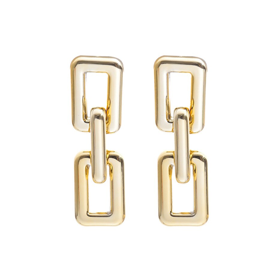 Cercei Vintage Geometrie Auriu WE024