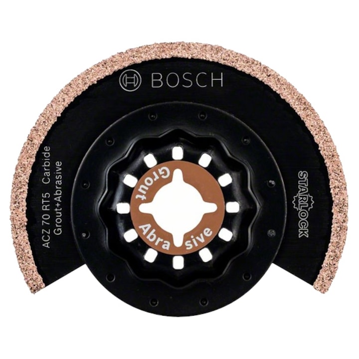 Bosch Starlock ACZ 70 RT5 CT habarcs és keményfém csiszoló penge fűrészhez, 70 mm