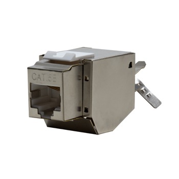 Cupla conector modul Keystone Jack cat5e Linkbasic FTP ecranat (full shield), modular Cupla conector modul Keystone Jack cat5e Linkbasic FTP ecranat (full shield), modular
