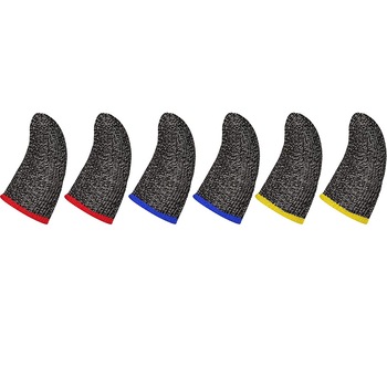 Set gaming 6 x manusi PLAYSMARTSHOP, ANTI-TRANSPIRATIE, model Black V1, pentru telefon sau tableta, PUBG Fortnite Call of duty Set gaming 6 x manusi PLAYSMARTSHOP, ANTI-TRANSPIRATIE, model Black V1, pentru telefon sau tableta, PUBG Fortnite Call of duty