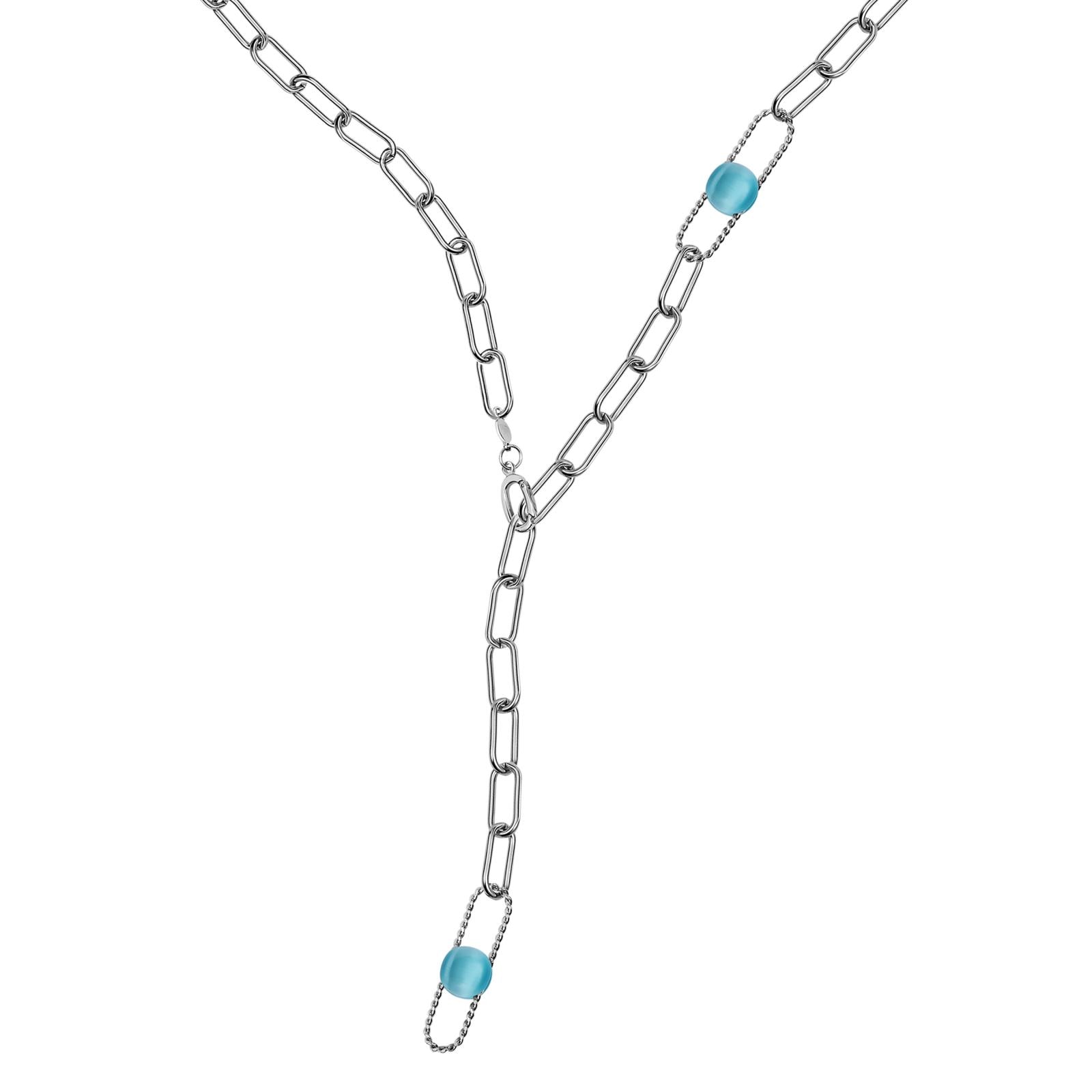 Colier Morellato SATP15, Argintiu, Albastru