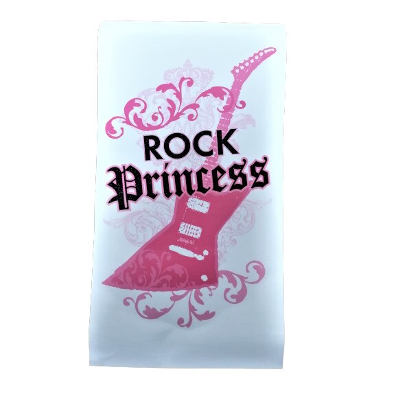 Autocolant sticker pentru perete Rock Princess Theme, copii ,culoare roz 60x32cm