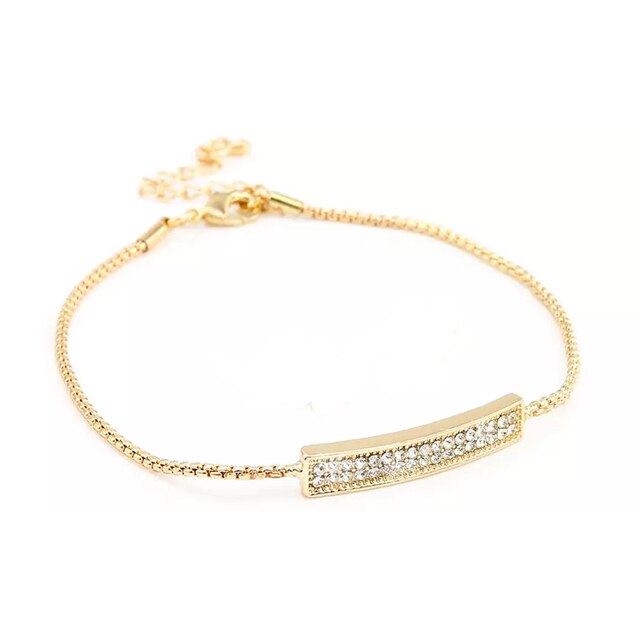 Bratara dama, aurie, 24 cm lungime