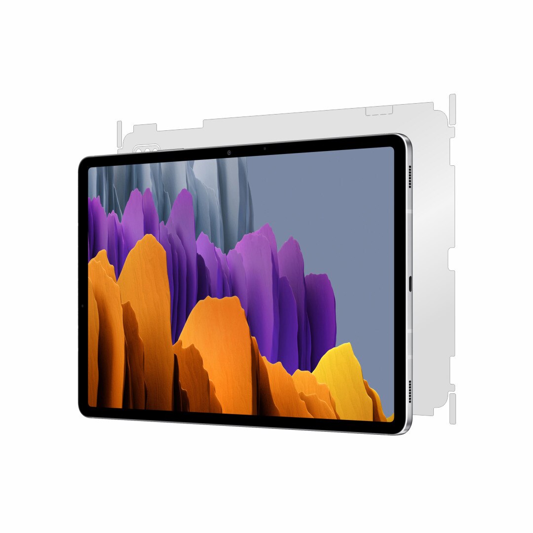 Folie Alien Surface, compatibila cu Samsung Galaxy Tab S7 Plus 12.4 inch, protectie spate, laterale