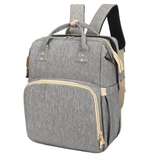 Geanta Rucsac Multifunctional Cu Patut Pentru Bebelusi Si Mamici Gri Emag Ro