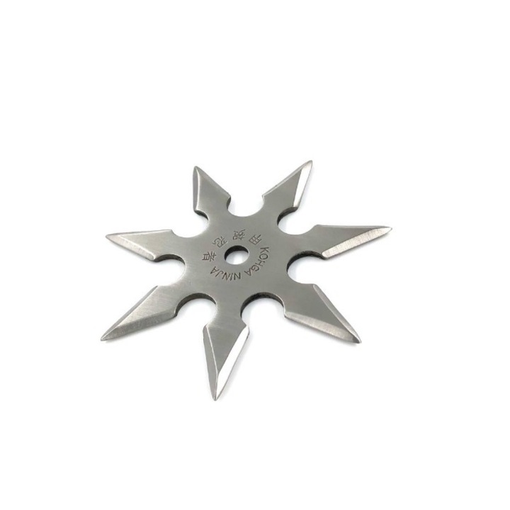 Stelute de aruncat la tinta cu 7 colturi si husa cu prindere la curea