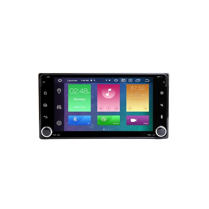 Мултимедия с навигация ZT, за Toyota Rav4, Corolla, Vios, Hilux, Terios, Avanza, Fortuner, Previa, Land Cruiser, Android, 4+2+16