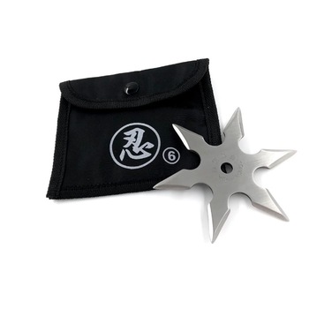 Stelute de aruncat la tinta cu 6 colturi si husa cu prindere la curea Stelute de aruncat la tinta cu 6 colturi si husa cu prindere la curea