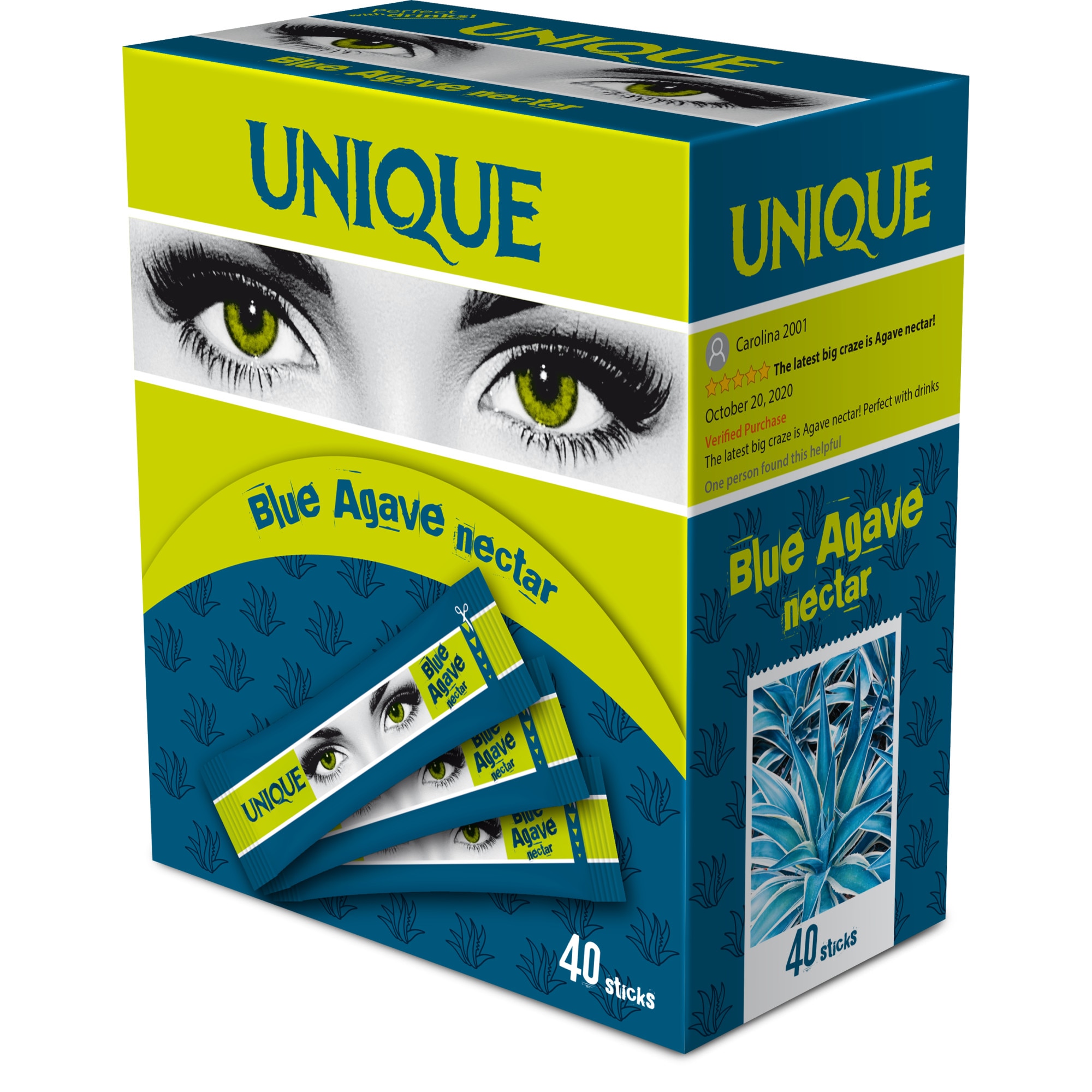 Agave nectar in doze Unique, 200 gr