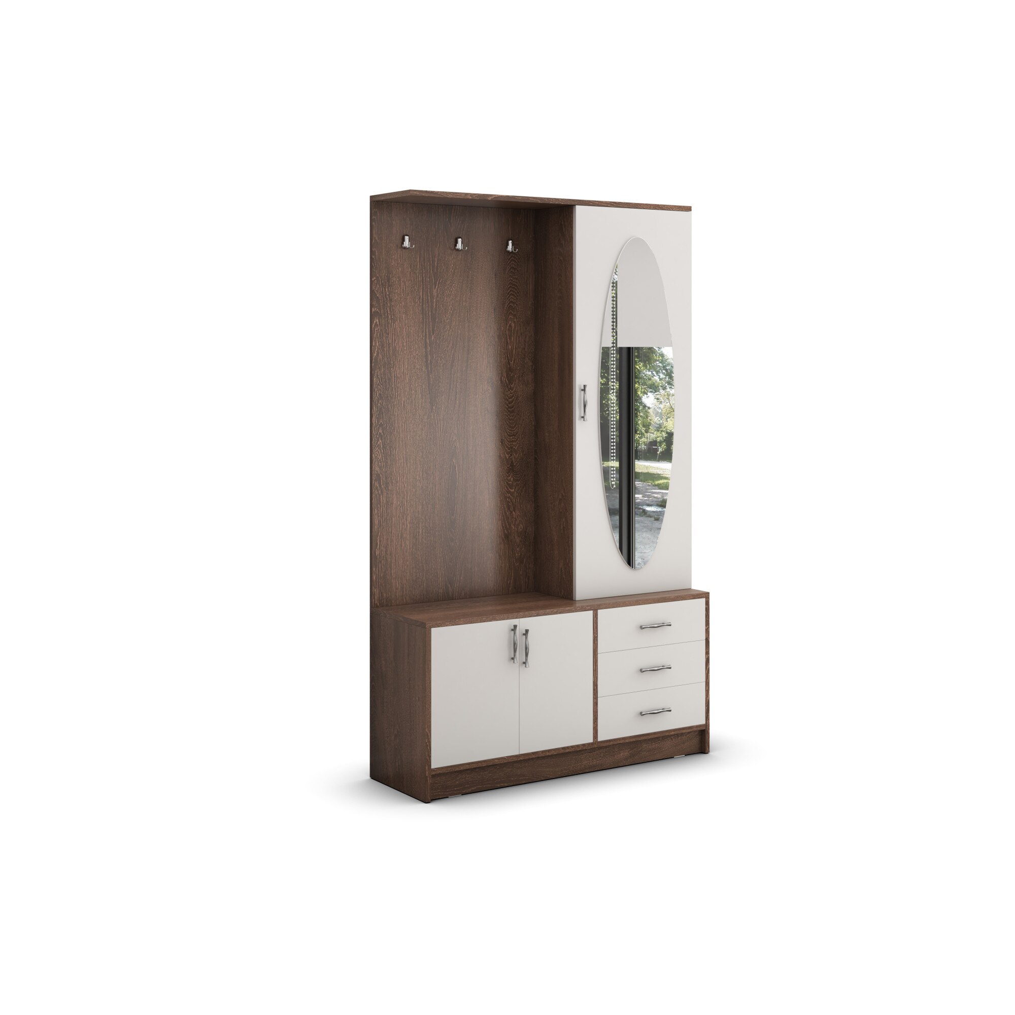 Garderoba, Cb, Defne 120, Salina, 120x120x205 cm