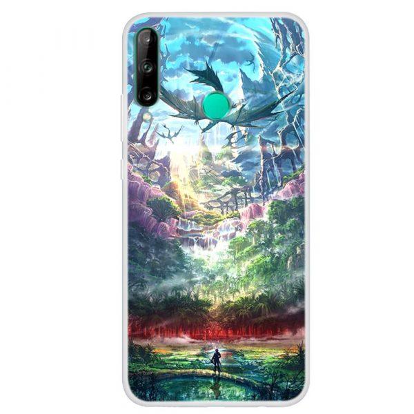Husa silicon compatibila cu Huawei P40 Lite E model Wonderland, Silicon, TPU Viceversa