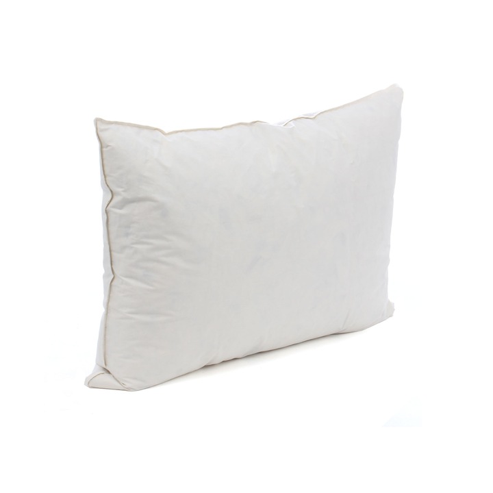 Perna pentru dormit IS0554, Puf si pene gasca, 50 x 70 cm, Alb