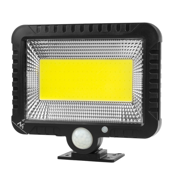 LED соларна лампа, Сензор, MCE438 IP44, Черен