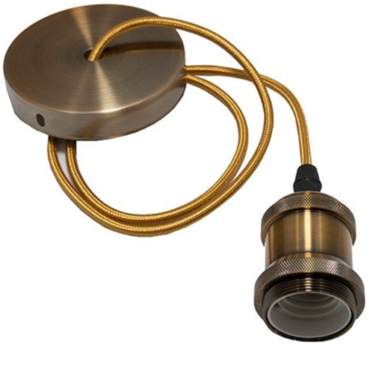 Lustra tip pendul Bunga , dulie antichizata E27 60 W