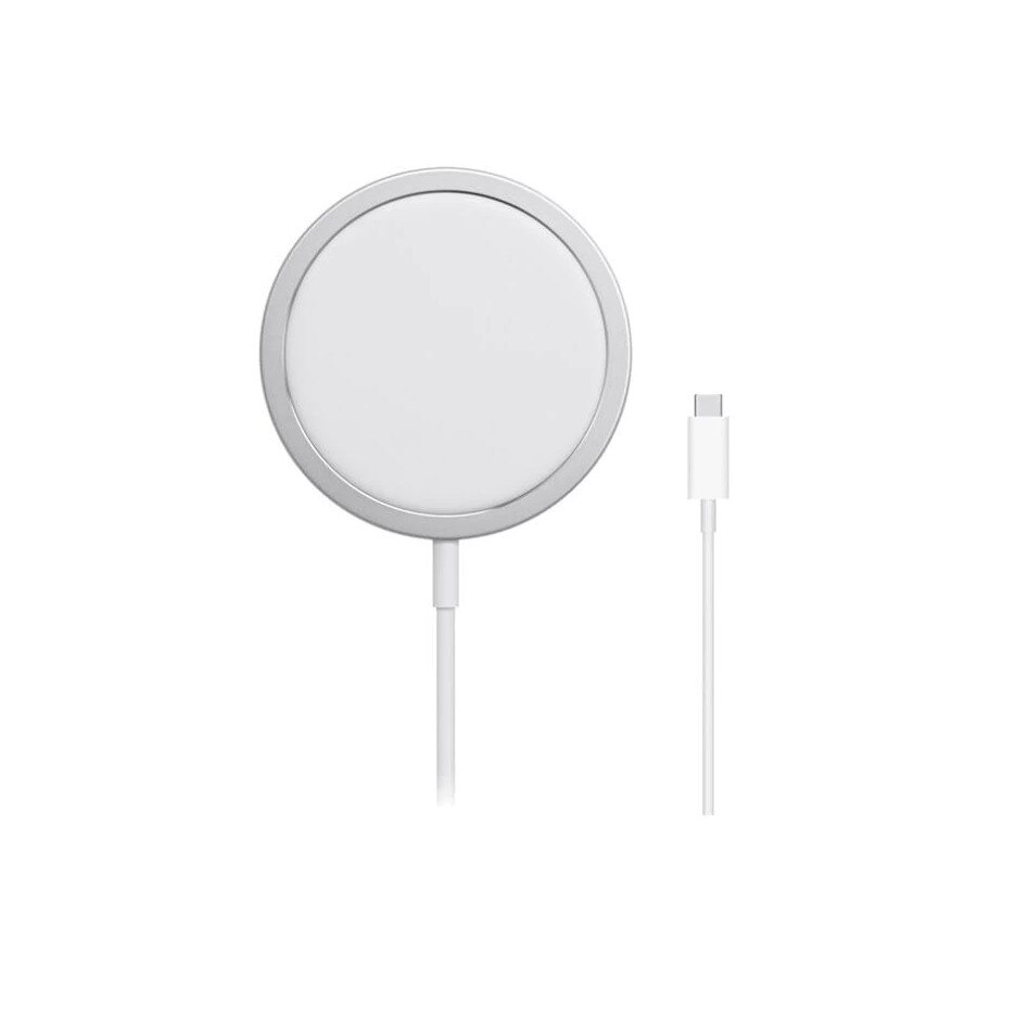 Incarcator magnetic wireless Mobile Tuning, Magsafe pentru Apple iPhone 12/12 Pro/12 Pro Max/12 Mini, White