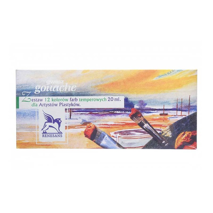 Set culori gouache, 12x20ml, Renesans