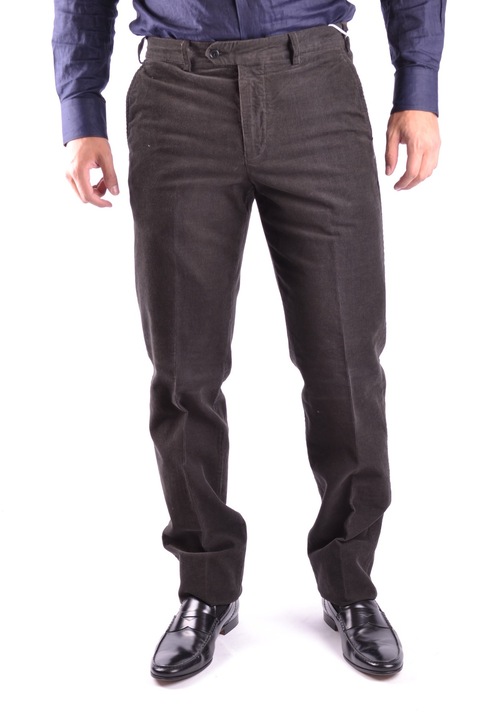 Pantaloni barbati Ballantyne PR044, Bumbac, Maro inchis