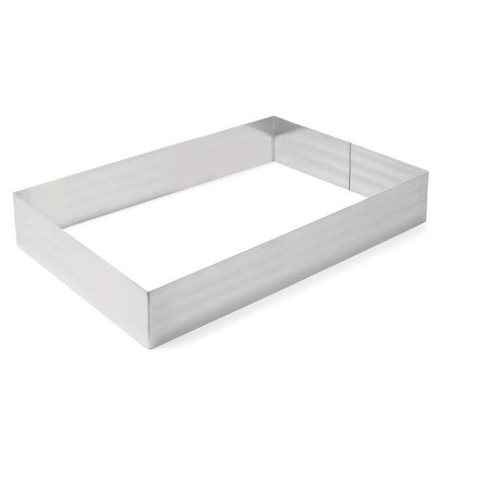 Forma dreptunghiulara Hendi, pentru patiserie si cofetarie, 250x350 mm, Inox