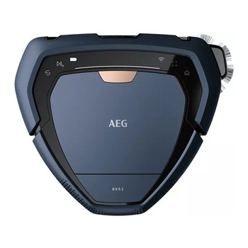Aspirator Robot AEG RX9, Navegare 3D, WiFi, App, 0.9L, 120 min, 75 dB, Albastru Aspirator Robot AEG RX9, Navegare 3D, WiFi, App, 0.9L, 120 min, 75 dB, Albastru