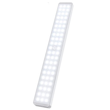 Corp de iluminat LED cu senzor de miscare, Simply Joy , reincarcabil, fara fir, portabil, cu suport magnetic, pentru dressing, dulap de bucatarie, baie, hol, scari – 60 de leduri Corp de iluminat LED cu senzor de miscare, Simply Joy , reincarcabil, fara fir, portabil, cu suport magnetic, pentru dressing, dulap de bucatarie, baie, hol, scari – 60 de leduri