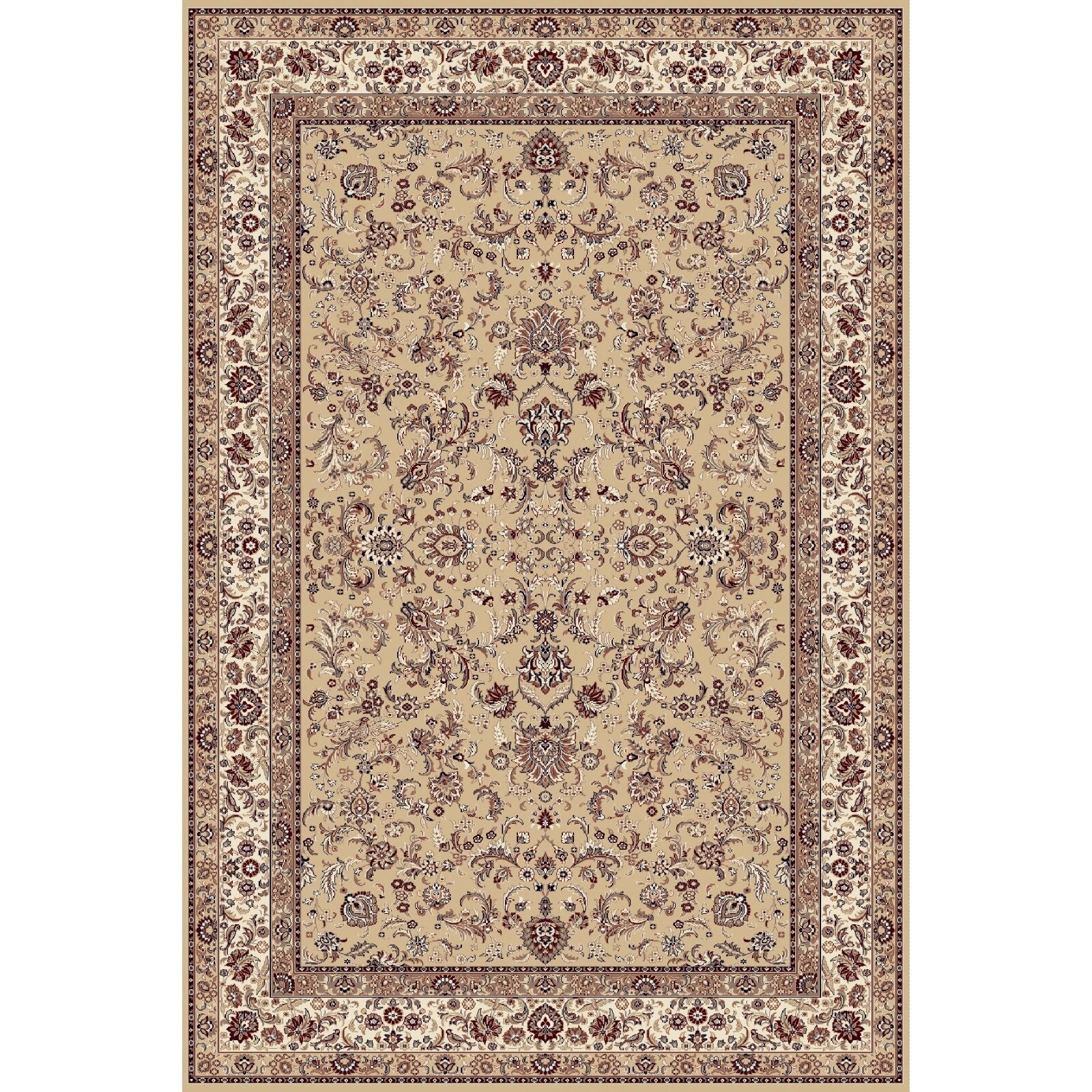 Covor Clasic, Cardinal 25510-110, Bej/Maro, 80x150 cm, 2100 gr/mp