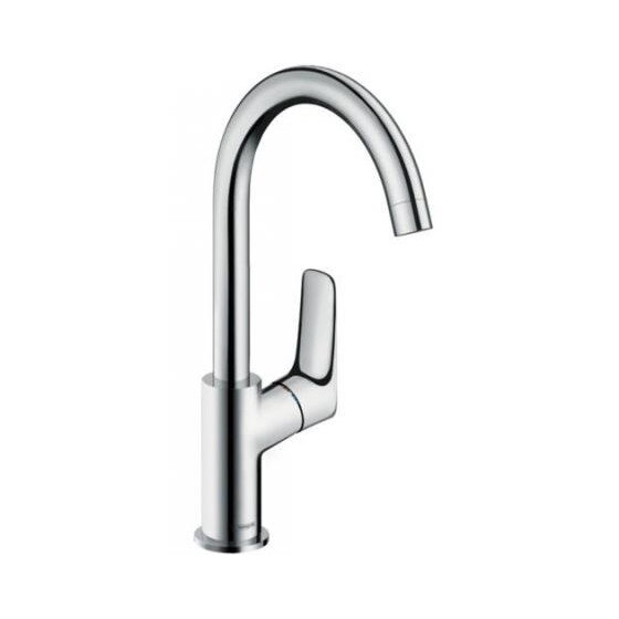 Baterie lavoar cu pipa inalta, Hansgrohe HG Logis 210, cromat