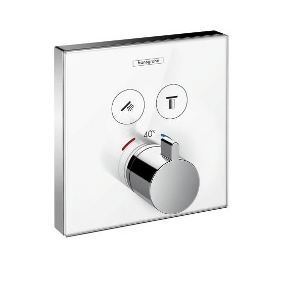 Termostat ascuns, Hansgrohe HG ShowerSelect, alb / crom