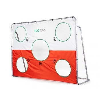 Poarta de fotbal cu prelata 240 cm x 170 cm x 80 cm Poarta de fotbal cu prelata 240 cm x 170 cm x 80 cm