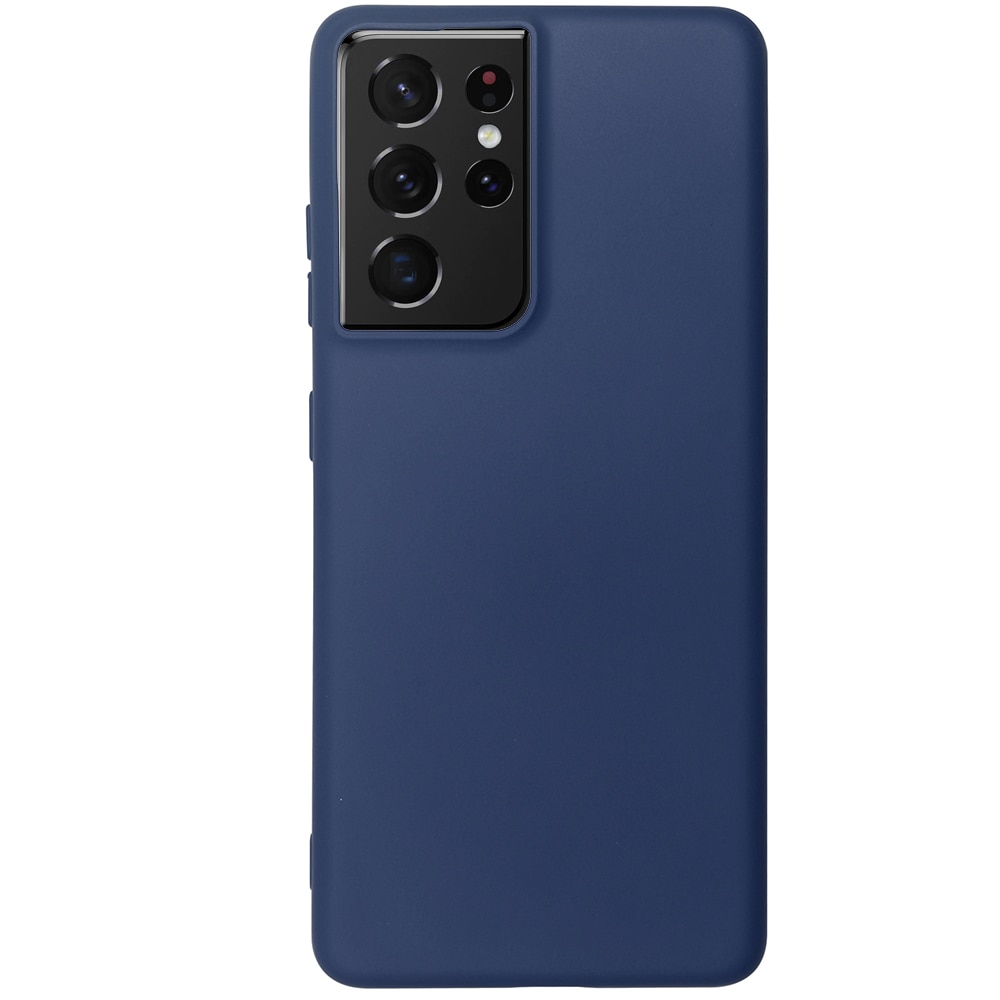 Husa Just Must Silicon Candy compatibila cu Samsung Galaxy S21 Ultra, Navy