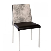 scaun bucatarie  living fix asia tapitat otel alb imitatie piele alb  wenge imagen 3_0_
0