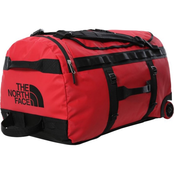 Geanta The North Face Base Camp Roller, Rosu/Negru