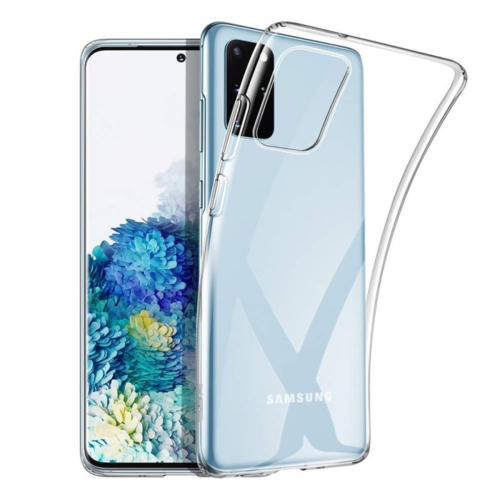 Samsung Galaxy S20 / S20 5G kompatibilis szilikon hátlaptok, vékony, átlátszó, 1mm