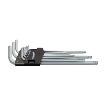 Set chei hexagonala (imbus) cu cap sferic PROJAHN varianta extra lunga 1.5-10 mm 9 buc/set Set chei hexagonala (imbus) cu cap sferic PROJAHN varianta extra lunga 1.5-10 mm 9 buc/set