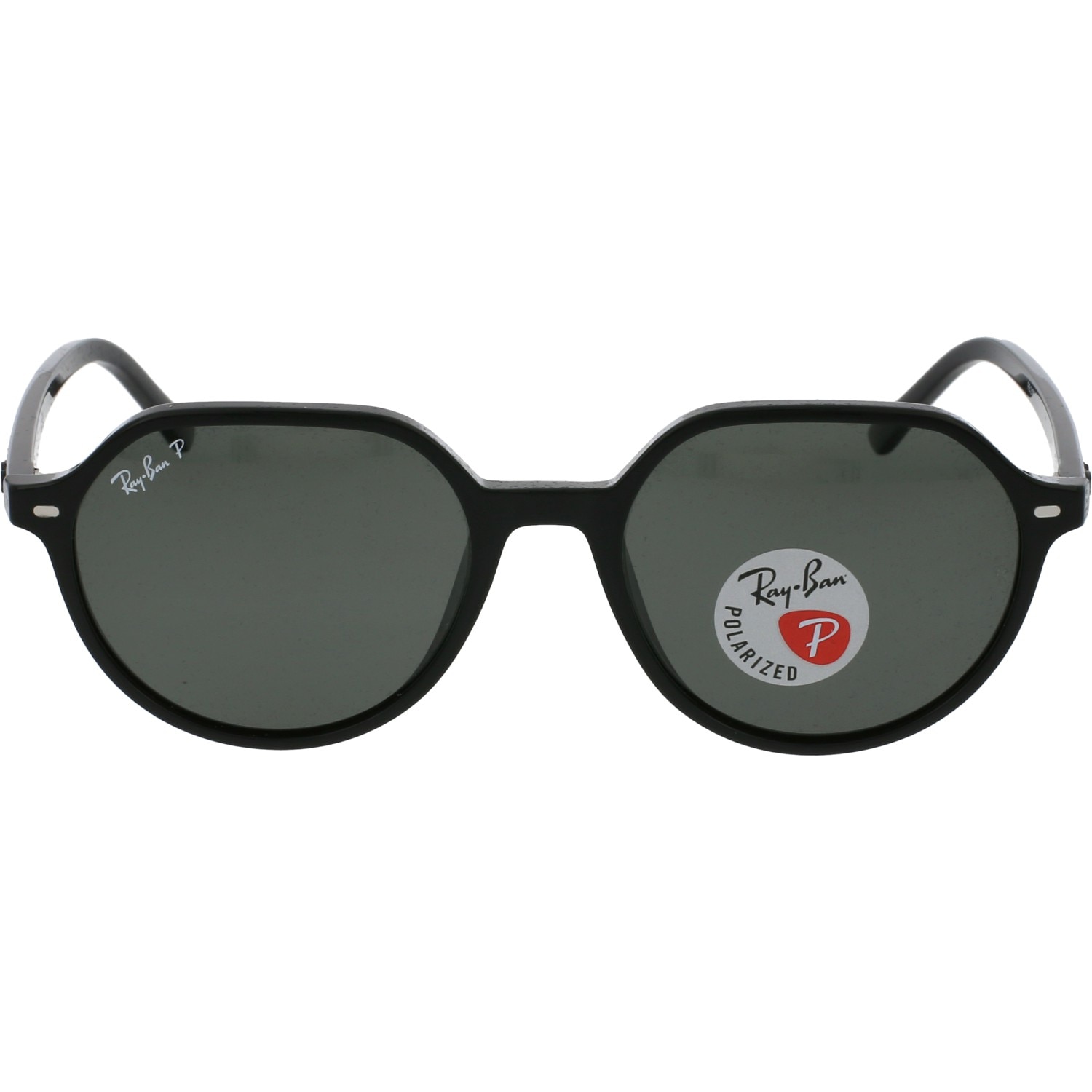 Ochelari de soare pentru barbati Ray-Ban RB2195 90158, polarizati, Negru, 53 mm