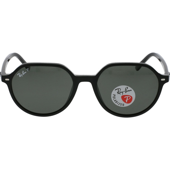 Ochelari de soare pentru barbati Ray-Ban RB2195 90158, polarizati, Negru, 53 mm