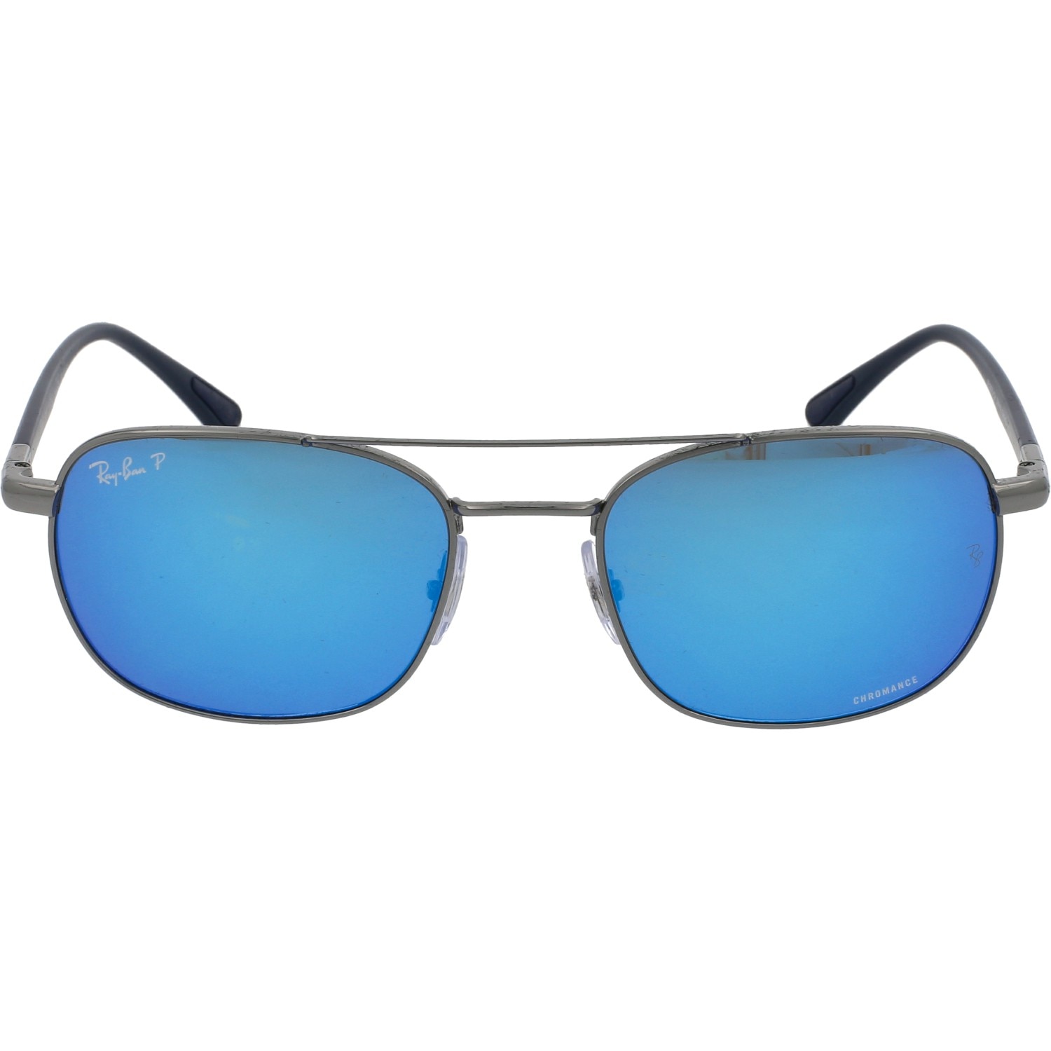 Ochelari de soare pentru barbati Ray-Ban RB3670CH 0044L, polarizati, Argintiu, 54 mm