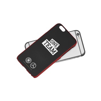 Capac protectie spate, cu tema One Team, negru si rosu, plastic, iPhone 6/6S, Original Mercedes Capac protectie spate, cu tema One Team, negru si rosu, plastic, iPhone 6/6S, Original Mercedes