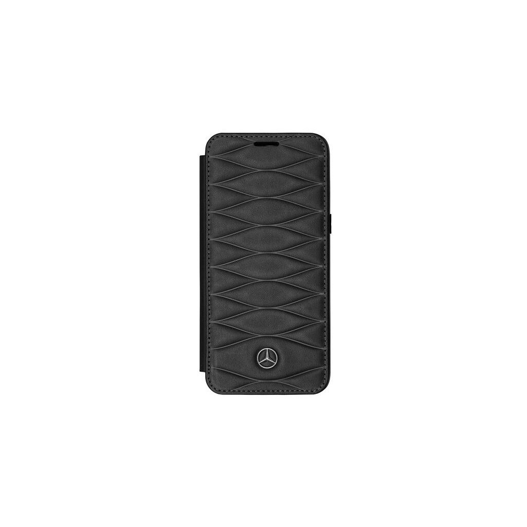 Husa tip carte, piele, neagra, Samsung Galaxy S8, Originala Mercedes
