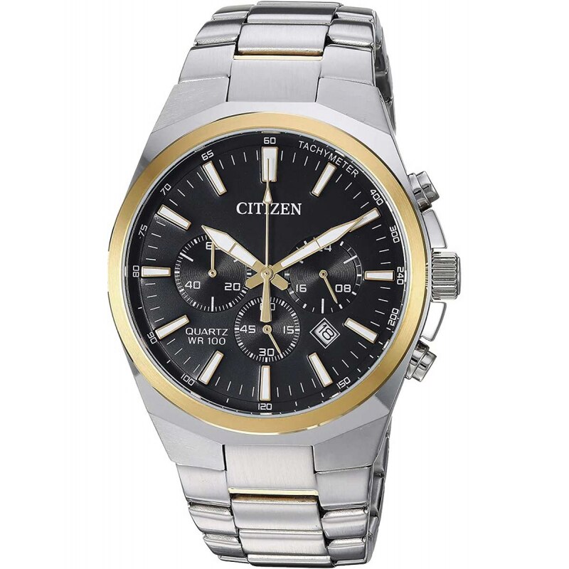 Ceas barbatesc Citizen AN8174-58E Quartz Argintiu, Auriu