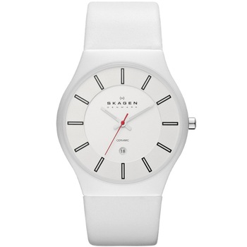 Ceas barbatesc Skagen 233XLCLW Quartz Alb Ceas barbatesc Skagen 233XLCLW Quartz Alb