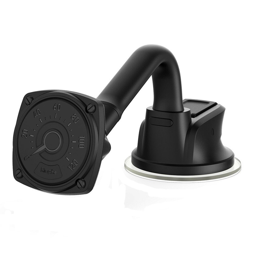 Suport auto magnetic magnetic pentru bord, negru