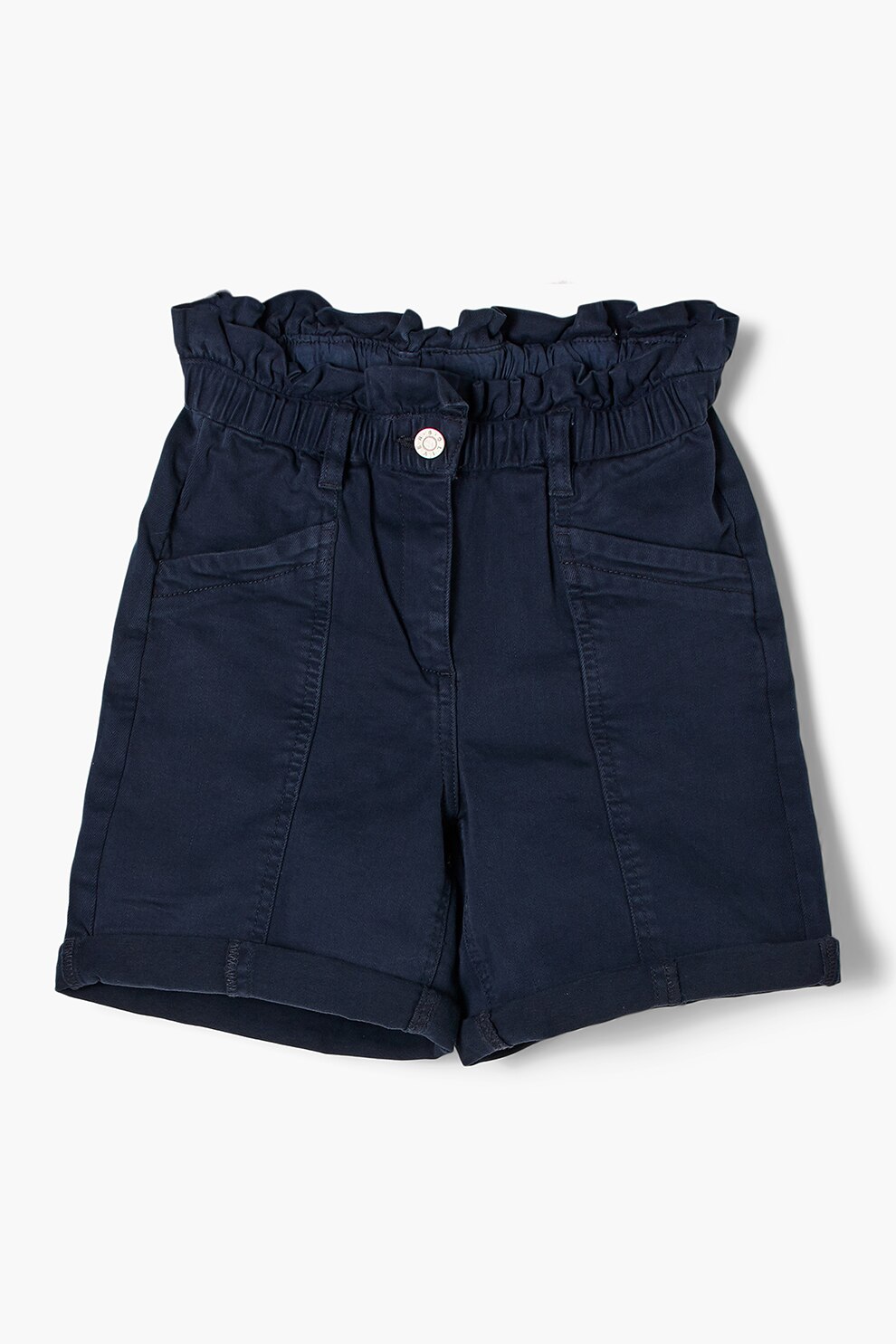 s.Oliver, Bermude cu talie inalta, Bleumarin