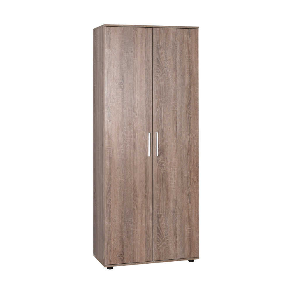 Dulap Multifunctionala Adore Porto, 2 usi, Latte, 76x187x36 cm