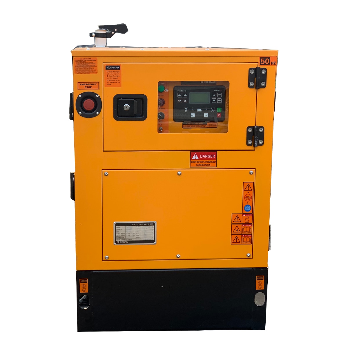 crack canvas Seem Generator Electric Diesel Visoli™ 20 kVA Trifazat cu carcasa insonorizata si  panou automatizare optional - eMAG.ro
