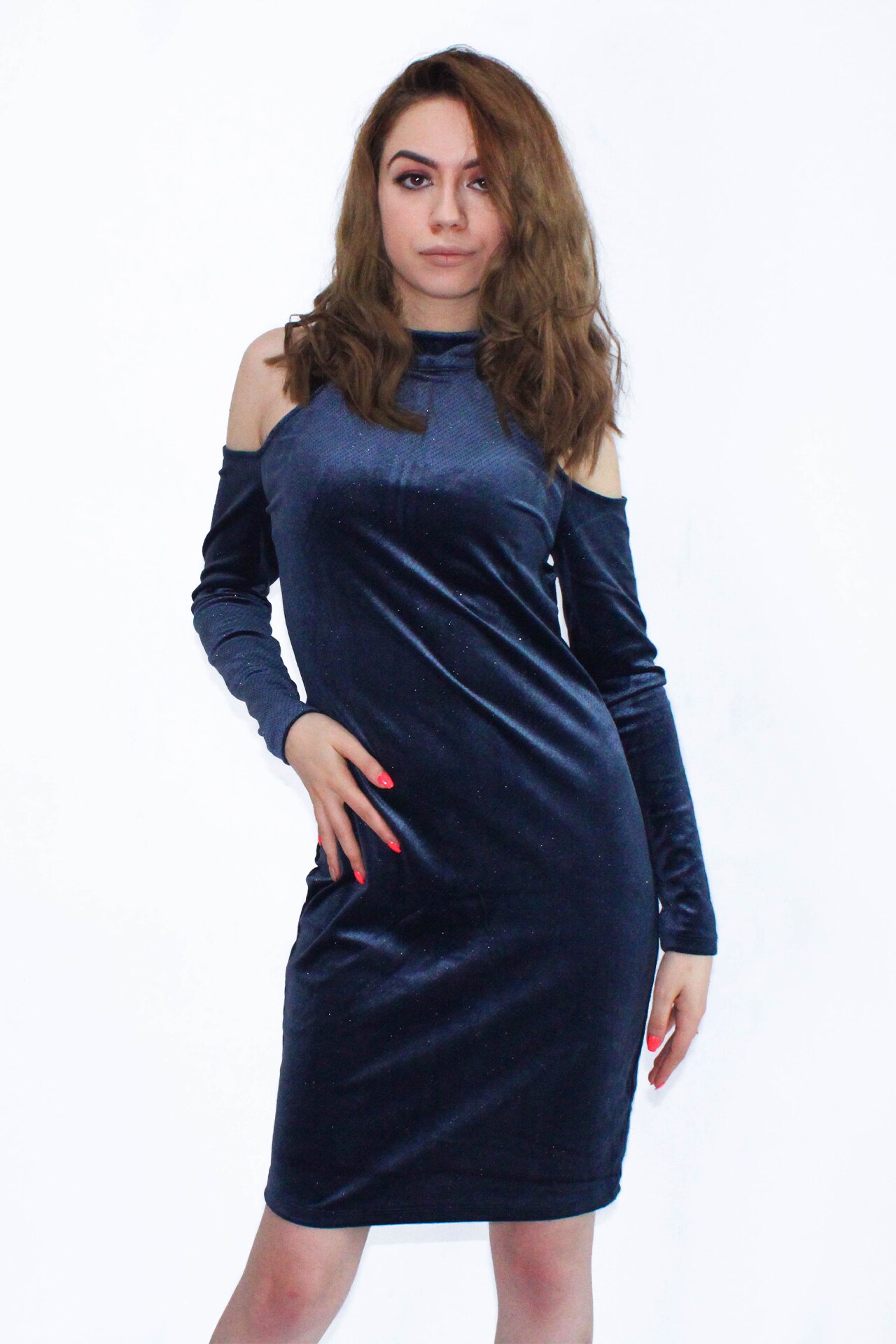 Rochie Midi T-Neck, Pieces